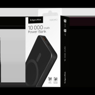 POWERBANK induktiv Kruger&Matz 10000 mAh Mag Safe svart