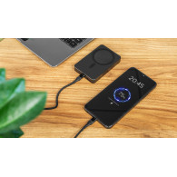 POWERBANK induktiv Kruger&Matz 10000 mAh Mag Safe svart
