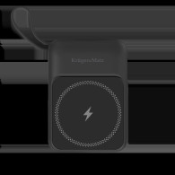 POWERBANK indukcyjny Kruger&Matz 10000 mAh Mag Safe z kablem czarny