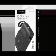 POWERBANK indukcyjny Kruger&Matz 10000 mAh Mag Safe z kablem czarny