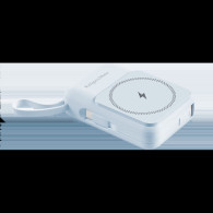 POWERBANK indukcyjny Kruger&Matz 10000 mAh Mag Safe z kablem niebieski