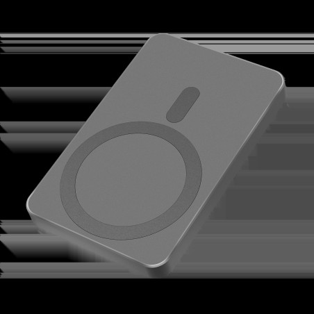 POWERBANK induktiv Kruger&Matz 5000 mAh Mag Safe grå