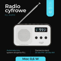 AD 1907 Radio cyfrowe pll am / fm