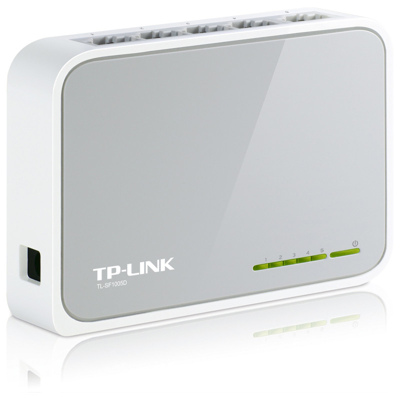TP-LINK TL-SF1005D switch med 5 portar, 10/100 Mb/s