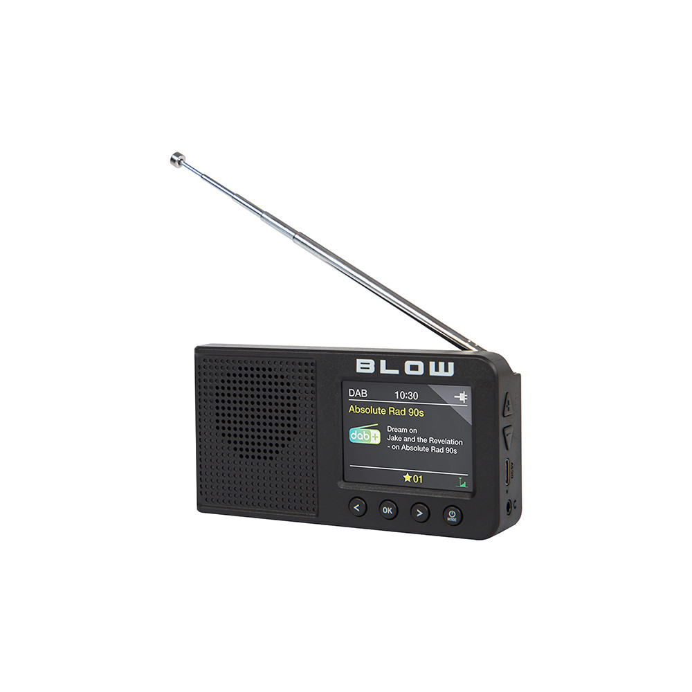 77-573- Bärbar köksradio FM/DAB+ Blow RK3 BT svart