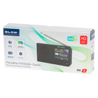 77-573- Radio przenośne kuchenne fm/dab+ blow rk3 bt czarne