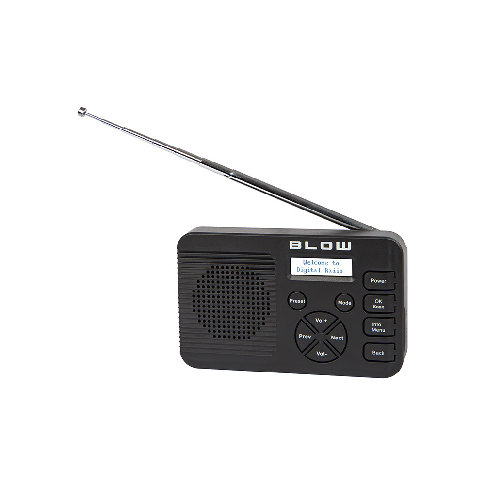 77-574- Radio przenośne kuchenne fm/dab+ blow rk4 bt czarne