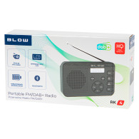 77-574- Radio przenośne kuchenne fm/dab+ blow rk4 bt czarne