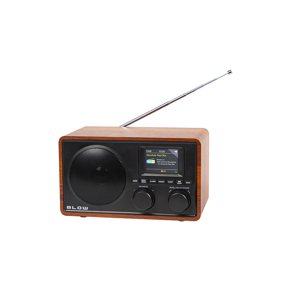77-575- Bärbar köksradio FM/DAB+ Blow RK5 BT svart-brun
