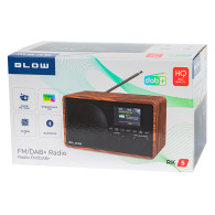 77-575- Bärbar köksradio FM/DAB+ Blow RK5 BT svart-brun