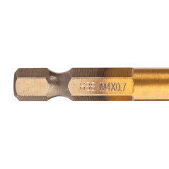 Borr gängat HSS TiN, M4x0,7 mm, Hex