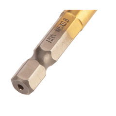 Borr med gänga HSS TiN, M5x0,8 mm, Hex