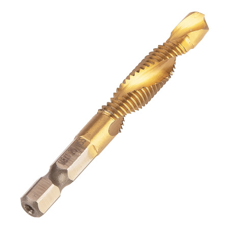 Borr med gänga HSS TiN, M8x1,25 mm, Hex