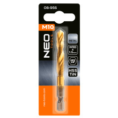 Borr med gänga HSS TiN, M10x1,5 mm, Sexkant