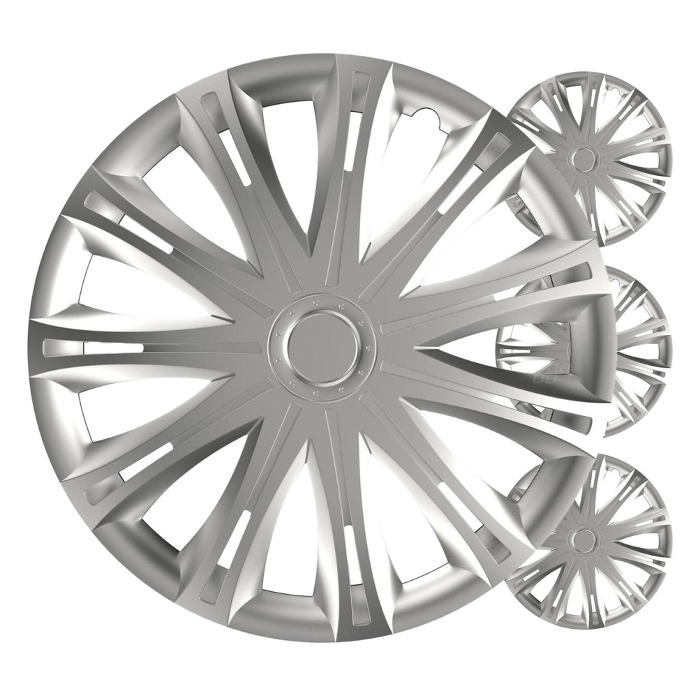 Hjulkapslar 4 st. set Spark silver 16 tum färgbox