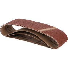 Slipande band utan slut, 75x457mm, 3 st, korn 60, Proline