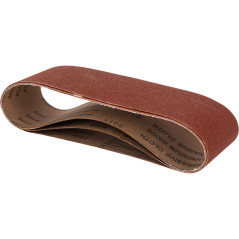 Slipande band utan slut, 75x457mm, 3 st, korn 100, proline