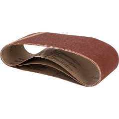 Slipande band utan slut, 75x533mm, 3 st, korn 80, proline