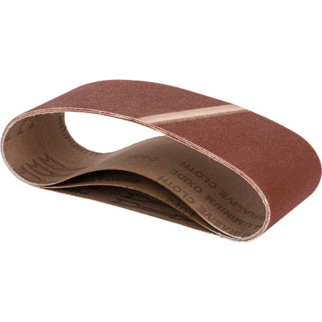 Slipande band utan ände, 75x533mm, 3 st, korn 120, proline