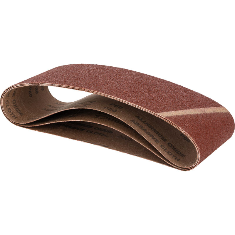 Slipande band utan slut, 100x610mm, 3 st, korn 60, proline