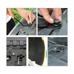 Set med 635 bilklämmor E6089