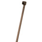 Trädgårdsbandklämmor 3,6 x 200 mm, 50 st, bruna