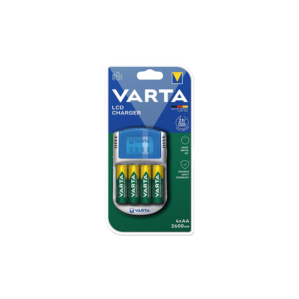75-481- Laddare lcd 57070+4xaa 5716 2600mah varta 75-481- Laddare lcd 57070+4xaa 5716 2600mah varta