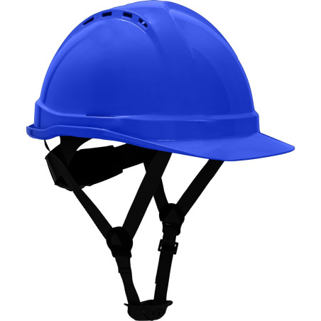 Industrihjälm med hakskydd, blå, kategori ii, ce, Lahti