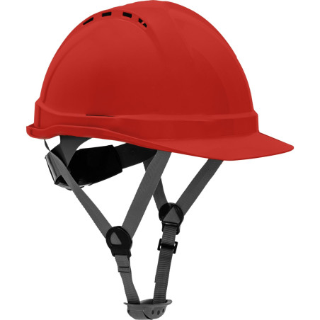 Industrihjälm skydd, ventilerad, röd, kategori ii, ce, Lahti