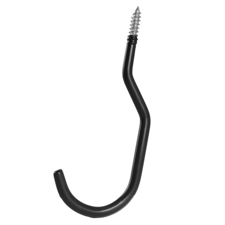 Två stycken Maclean takkrokar, för stegar, cyklar, trädgårdsslangar, tillverkade i stål, max belastning 10 kg per krok, MC-485.