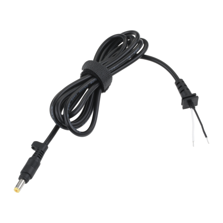 Kontakt 4,8/1,7 (18,5V/3,8A) med nätkabel för Rebel-montering