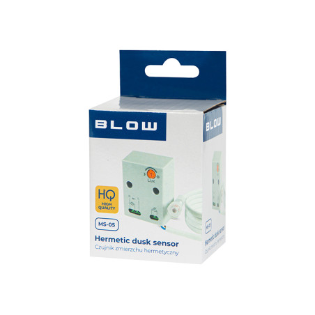 71-596- Ljussensor med hermetisk försegling och sond blow ms-05 grå