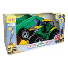 Traktor med skopa och släpvagn 90 cm