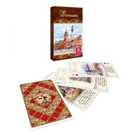 Kort Warszawa akvareller 55 blad