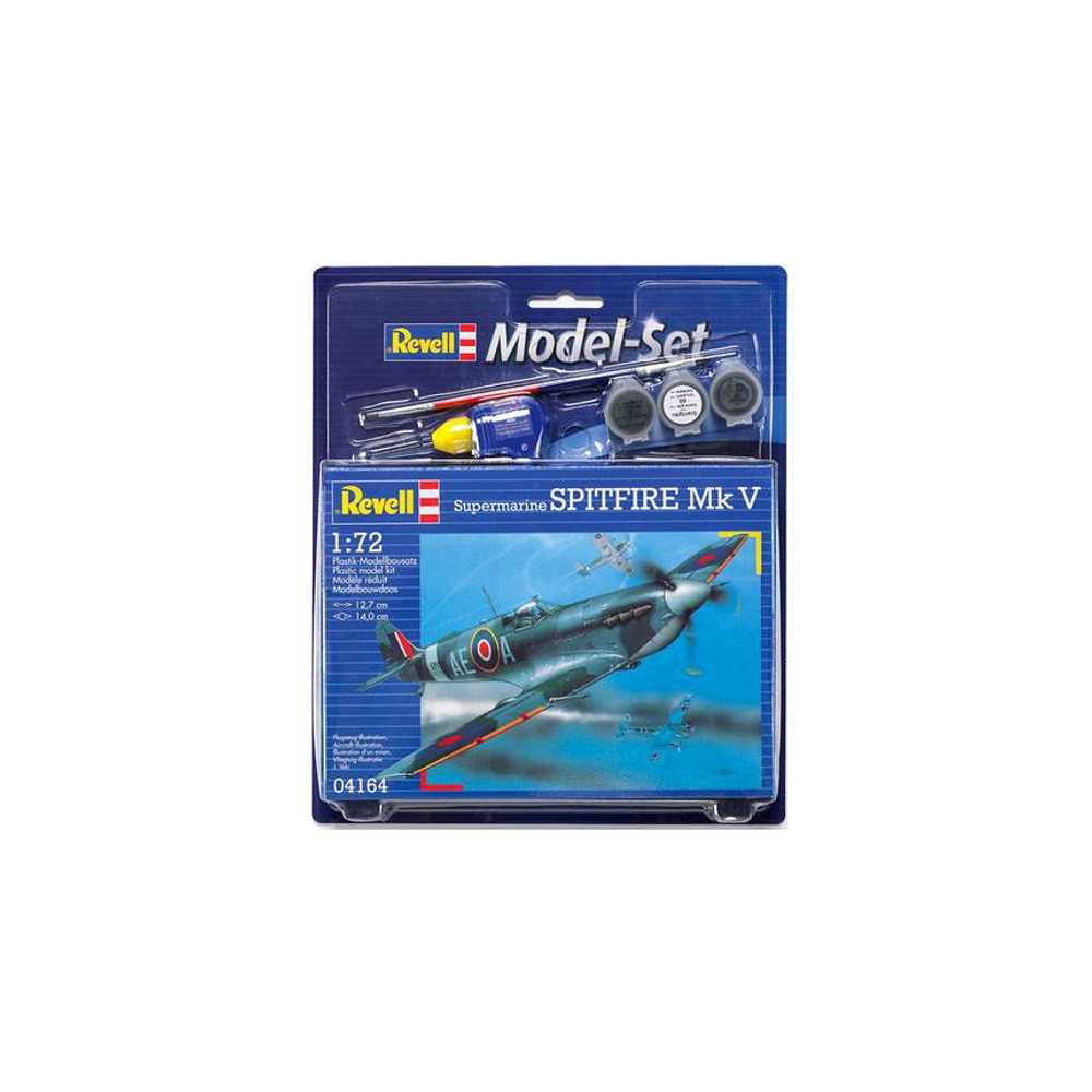 Modell av en plast Spitfire MkV. Modell av en plast Spitfire MkV.
