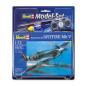 Modell av en plast Spitfire MkV.