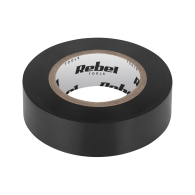 Isolerande klisterremsa REBEL (0,13 mm x 19 mm x 10 yard) svart