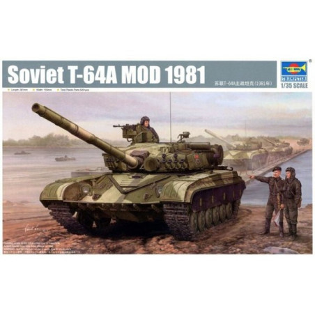 Modell i plast T-64AV modell 1984