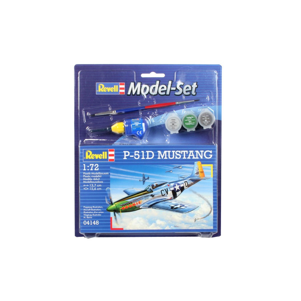Modell av plast P-51 Mustang