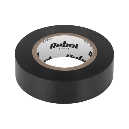 Isolerande klisterremsa REBEL (0,13 mm x 19 mm x 20 yard) svart