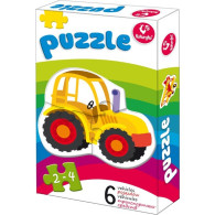 Pierwsze puzzle,  pojazdy