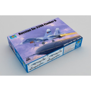 Modell i plast av den ryska Su-33U B Flanker D.