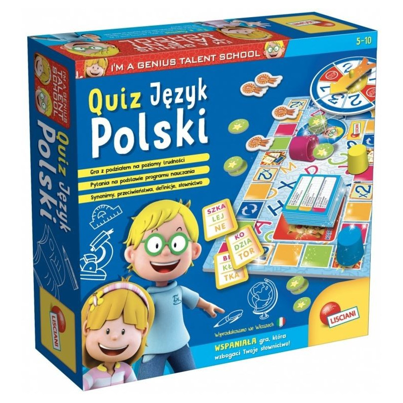 Liten geni, quiz - polska språket