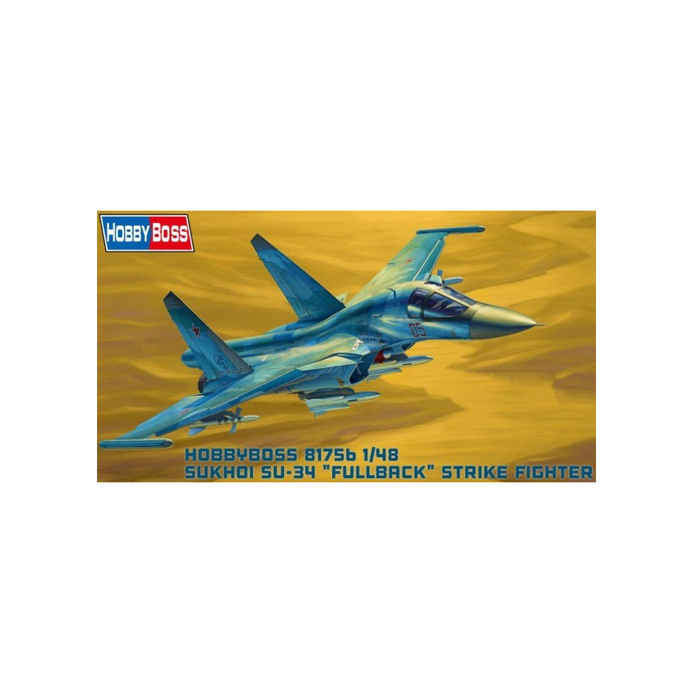 Modell i plast av den ryska Su-34 Fullback.