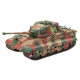 Modell av plast Tiger II med Henschel torn