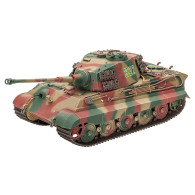 Modell av plast Tiger II med Henschel torn