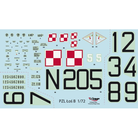 Pzl-37b ŁoŚ modellbyggsats