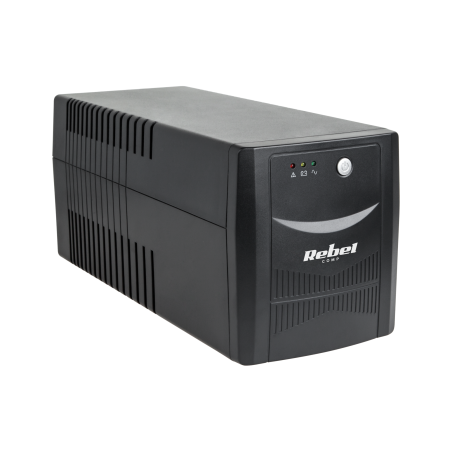 Nödströmsaggregat UPS REBEL modell Micropower 1000 (offline, 1000 VA / 600 W, 230 V, 50 Hz)