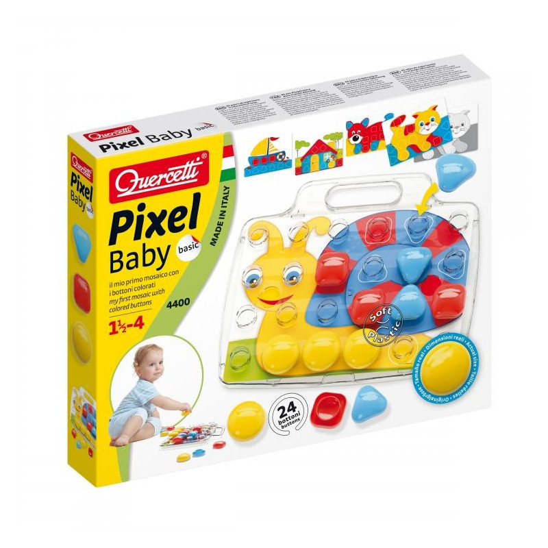 Mosaik pixel baby basic 24 elementer