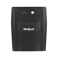 Nödströmsaggregat UPS REBEL modell Micropower 2000 (offline, 2000 VA / 1200 W, 230 V, 50 Hz)